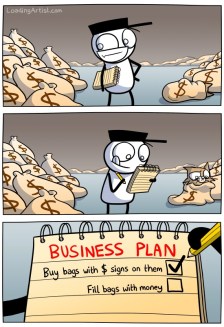 funney business plan